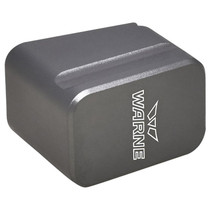 Warne MEG1754GR Magazine Extension made of 6061-T6 Aluminum with Hardcoat Anodized Gray Finish for Glock 17, 22 Magazines (Adds 5rds 9mm Luger, 4rds 40 S&W)