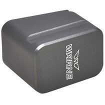 Warne MEG1954GR Magazine Extension made of 6061-T6 Aluminum with Hardcoat Anodized Gray Finish for Glock 19, 23 Magazines (Adds 5rds 9mm Luger, 4rds 40 S&W)