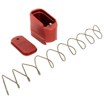 Shield Arms SAS15ME5RED Magazine Extension 5rd Compatible w/ Shield Arms S15 Magazine, Red Anodized Aluminum