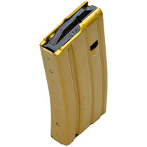 DuraMag 2023009175CPD AR-15 Duramag Speed 20rd 300 Blackout/223 Cal/5.56 Desert Gold Aluminum