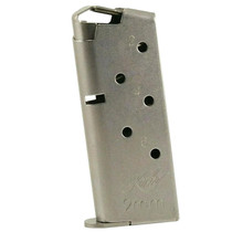 Kimber Mfg, Inc 1200846A Micro 9 6rd Flush Fit 9mm Luger Silver Stainless Steel