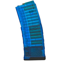 Mission First Tactical EXDPM556TB EXD 30rd 5.56 Fits AR/M4 Translucent Blue