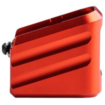 Cross Armory CRG+0MEG17RD Magazine Extension Fits Glock 17/22/31 Gen 1-5 Red Aluminum