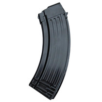 Global Ordnance LLC 850003223087 30rd Fully Ribbed 7.62x39mm Fits AK-47 Black Steel