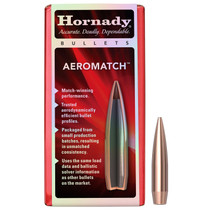 Hornady 26303 Aeromatch 6.5mm 140gr 100 Per Box/15 Case