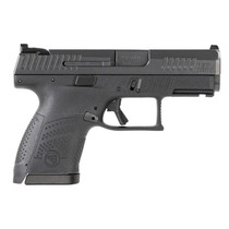 CZ-USA 01560 P-10 S 9mm Luger 3.50" 10+1 Overall Black Finish with Inside Railed Steel Slide, Interchangeable Backstrap Grip, Reversible Mag Release & Picatinny Rail