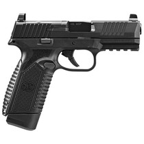FN 66101389 545 MRD Full Size 45 ACP 10+1 4.10" Black Target Crown Steel Barrel, Black PVD Optic Cut/Serrated Steel Slide & Polymer Frame w/Picatinny Rail, Ambidextrous