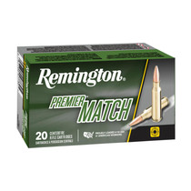 Remington Ammunition 20001 Premier Match 6mmCreedmoor 107gr Sierra MatchKing BTHP 20 Per Box/10 Case