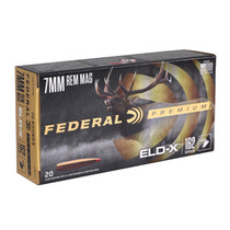 Federal P7RELDX1 Premium ELD-X 7mmRemMag 162gr 20 Per Box/10 Case