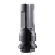 Dead Air DA301 Flash Hider Black with 1/2"-28 tpi Threads & 2.70" OAL for 5.56x45mm NATO Sandman Series, KeyMod Equipped Nomad-30 & Primal Suppressors
