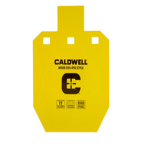Caldwell 1116697 C Yellow Powder Coat AR500 Steel 10" L x 6.1" W x 0.4" D 33% Hanging