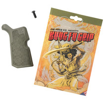 Die Free Co Llc KFGODG Kung Fu Grip Olive Drab Nylon Fits AR15/M4/AR10/SR25