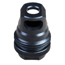 SilencerCo AC2627 ASR Muzzle Brake Black Steel 5/8"-24 Threads, 30 Cal