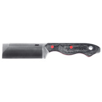 CRKT 4037 Razel 2.97" Fixed Plain Satin D2 Steel Blade/Weathered Resin Infused Fiber Handle Includes Sheath