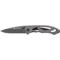 Smith & Wesson Knives CK400CP Skeletonized 2.20" Folding Drop Point Plain Stainless Steel Blade 3.20" Handle Includes Pocket Clip