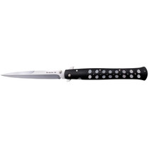 Cold Steel CS26SXP Ti-Lite 6" Folding Spear Point Plain AUS-8A SS Blade/Black Zy-Ex Handle Includes Pocket Clip