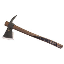 Woox BU.AXE050.01 Solo 8.50" Convex Carbon Steel Blade Brown/Black Appalachian Hickory Handle 19" OAL