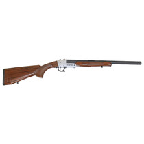 Rock Island TK105 Traditional Single Shot 20 Gauge with 20" Black Parkerized Barrel, 3" Chamber, 1rd Capacity, Silver Anodized Metal Finish & Woodgrain Finish Synthetic Stock Right Hand (Full Size)