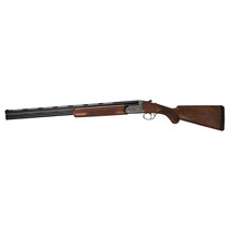 Bettinsoli USA BOSL122822 Omega S Lite 12 Gauge Break Open 3" 2rd 28" Blued 28" Vent Rib Barrel Stainless Engraved Stainless Receiver Walnut Wood Fixed Stock Ambidextrous Hand