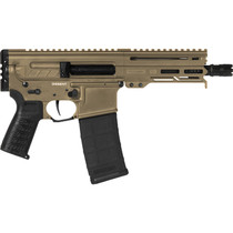 CMMG 30A0E33CT Dissent MK4 300 Blackout 30+1 6.50", Coyote Tan Cerakote Rec, OEM Grip, Picatinny Buffer Adapter, Zeroed Drop-In Single Stage Trigger