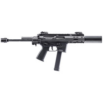B&T Firearms 500003SDGTB SPC9 SD 9mm Luger 33+1 4.50" with RBS Suppressor, Black, Tele Brace Adapter, Polymer Grip (Glock Mag Compatible)
