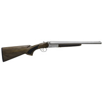 Citadel CITSBS1218NKL Coach 12 Gauge 3" 2rd 18.50" Nickel Barrel/Rec, Fixed Walnut Stock
