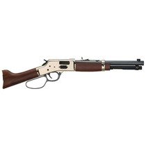Henry H006GML Mare's Leg Side Gate 44 Mag/44 Special 5+1 12.90" Blued Octagon Barrel, Polished Hardened Brass Receiver, American Walnut Furniture