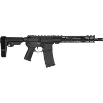 CMMG 55AC20AAB Banshee MK4 5.56x45mm 30+1 12.50" Black Nitride Medium Taper Threaded Barrel, EML 11" M-LOK Handguards, Black Armor Cerakote Aluminum Picatinny Rail Receiver, CMMG Zeroed Grips