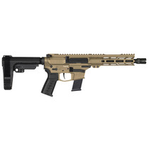 CMMG 10A570FCT Banshee MK10 10mm Auto 15+1 8" Black Nitride Threaded Barrel, M-LOK Handguards, Coyote Tan Cerakote Aluminum Picatinny Rail Receiver, Black CMMG Zeroed Grips, Glock Compatible