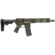 Diamondback DB1916K101 DB15 5.56 NATO 30+1 10" Black Nitride Heavy Threaded Barrel, OD Green Cerakote Picatinny Rail Aluminum Receiver, 9" M-LOK Handguard SB Tactical Brace & Black Magpul MOE Grip