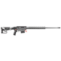 Ruger 18109 Precision Custom 6mm GT 10+1 26" Stainless Threaded Barrel, Stealth Gray Cerakote Picatinny Rail Aluminum Receiver, Adjustable Folding Stock, Black Magpul K2+ Grip