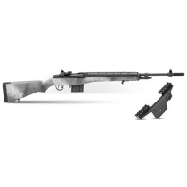 Springfield Armory M1A Standard Issue Gear Up Pkg 308 Win/7.62x51mm 10+1 22" Black Carbon Steel Barrel, Black Parkerized Stainless Steel Receiver, Fixed Synthetic Stock