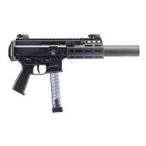 B&T Firearms BT36046USKIT APC9 SD Pro 9mm Luger 30+1 M-LOK Handguard, Black Anodized Aluminum Receiver w/Picatinny Rail, Black Polymer Grip, Ambidextrous