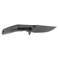 Kershaw 8300 DuoJet 3.25" Folding Clip Point Plain Gray TiCN 8Cr13MoV SS Blade Gray TiCN Stainless Steel Handle Includes Pocket Clip