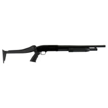 Maverick 88 Security 12 Ga 3" 18.5" Barrel Cylinder Choke Black Synthetic ATI Top-Folding Stock 6rd