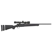Mossberg Patriot Youth 350 Legend 22" Barrel 3-9x40mm Scope Black Fixed Adj LOP Stock Blued Youth/Compact Hand 4rd