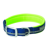 TERRAIN D.O.G. 07-0861-R16-19 1X19" Neoprene Lined Collar Navy/Lime