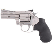 Colt Mfg KCOBRA22SP3RFO King Cobra 22 LR 10 Shot 3" Stainless Vent Rib Barrel, Stainless Cylinder & Frame, Black Rubber Grip