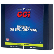 CCI 3738 38 Special 357 Mag 100 GR Shotshell 9 Shot 10 Rounds