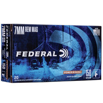 Federal 7RA PowerShok 7mm Rem Mag 150 GR JSP 20 Rounds