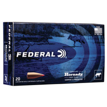 Federal V65CRDVM95 Varmint & Predator 6.5 Creedmoor 95 GR V-Max 20 Rounds