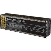 Winchester Ammo SUP22LR Super Suppressed 22LR 45gr Black Copper Plated Round Nose 100 Per Box/20 Case