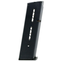 Wilson Combat 47DCB 1911 45 ACP 8 rd Stainless Steel Black Finish Low-Profile Base Pad Magazine