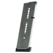 Wilson Combat 47D 1911 45 ACP 8 rd Stainless Steel Finish Standard Base Pad Magazine