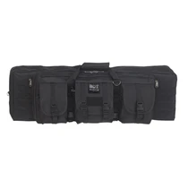 Bulldog Deluxe Double Tactical Rifle Case 42 Inch Black