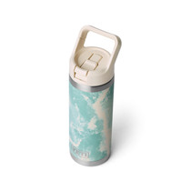 YETI Rambler 18 oz Water Bottle with Straw Cap Sea View