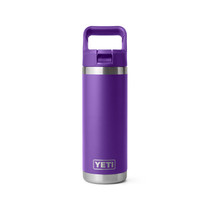 YETI Rambler 18 oz Water Bottle with Straw Cap Pace Purple