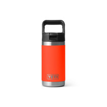YETI Rambler Jr. 12 oz Kids Water Bottle Straw Cap Solar Flare