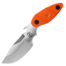 Sniper Bladeworks Skinner 4.3in Fixed Blade Knife Orange G-10