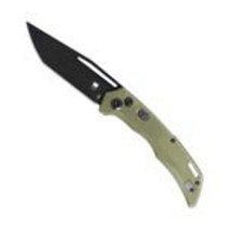 CobraTec Koa G10 Push Button Automatic Tanto Knife OD Green